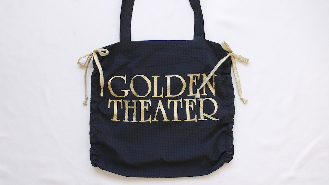 GT☆サイドリボンプリントトート☆Golden Theater