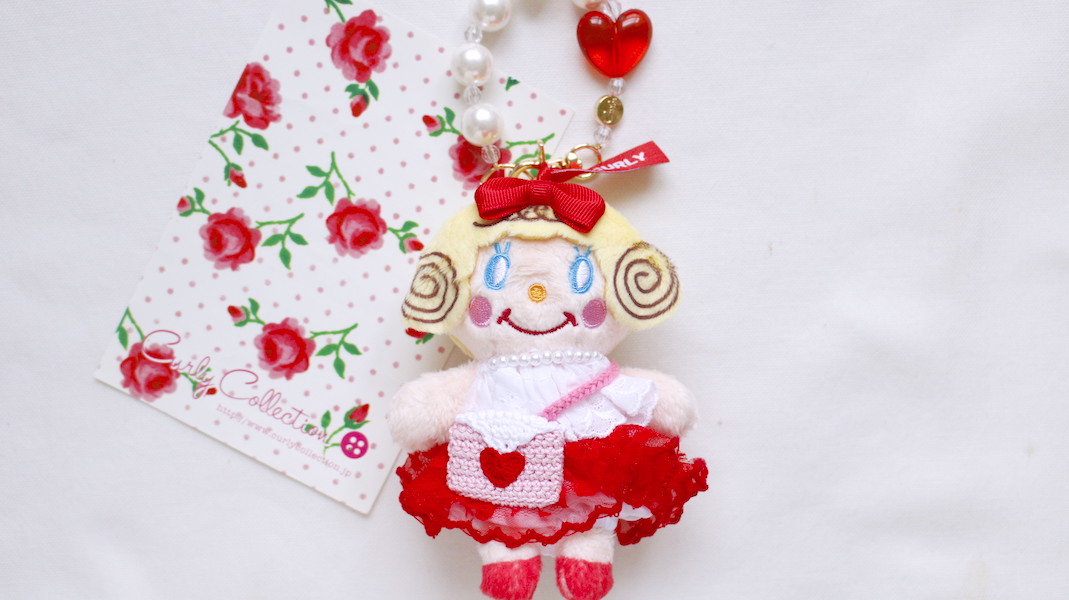 お座りいちごちゃんチャーム☆ラブレターポシェット