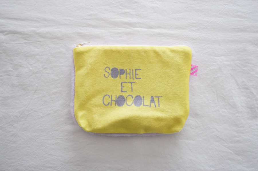 Sophie et Chocolat☆ POUCH-L/Lemon-S & C