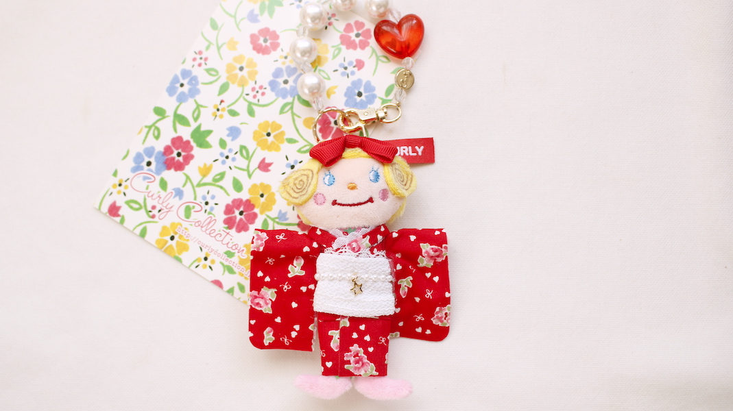 マスコットチャーム☆いちごちゃん x 着物