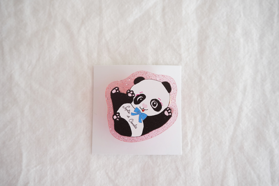 Sophie et Chocolat☆ブローチ/Panda Baby