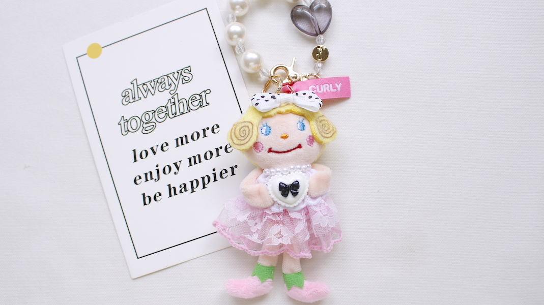 マスコットチャーム☆いちごちゃん x ハート