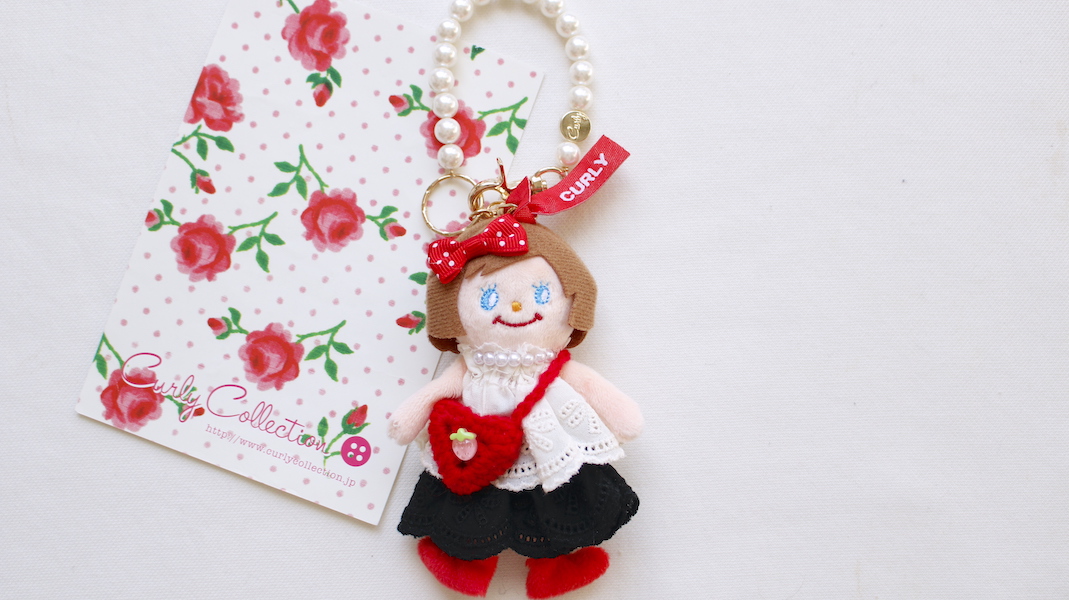 マスコットチャーム☆ジュジュ x ハートポシェット(レッド)