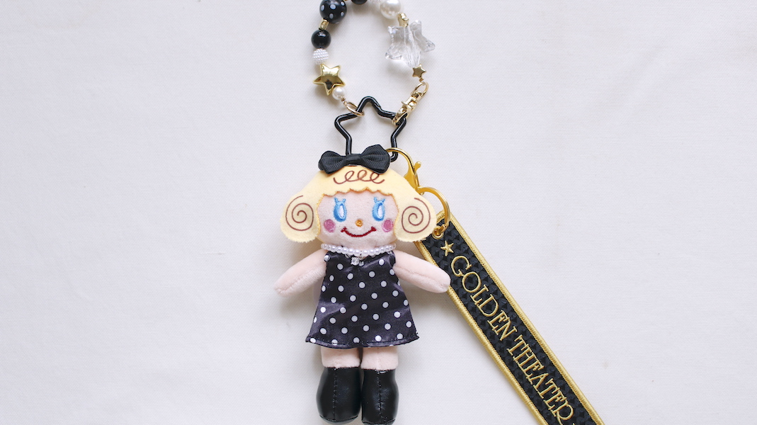 GT☆オリジナルマスコットチャーム☆ブーティーいちごちゃん(ドット)／スターチャーム