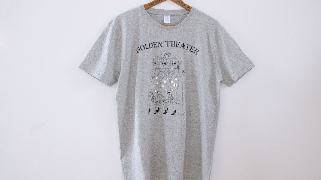 GT☆オリジナルTシャツ☆Golden Girls/グレー