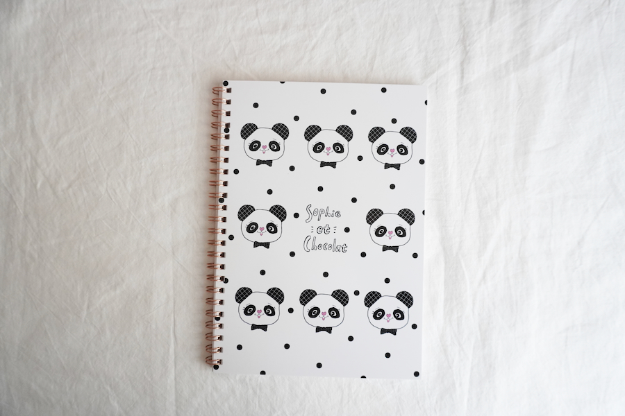Sophie et Chocolat☆ Sketchbook-22P/Panda Baby