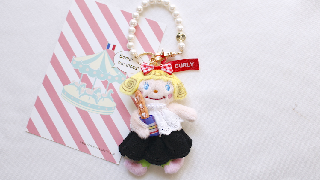 マスコットチャーム☆いちごちゃん x  フランスパン