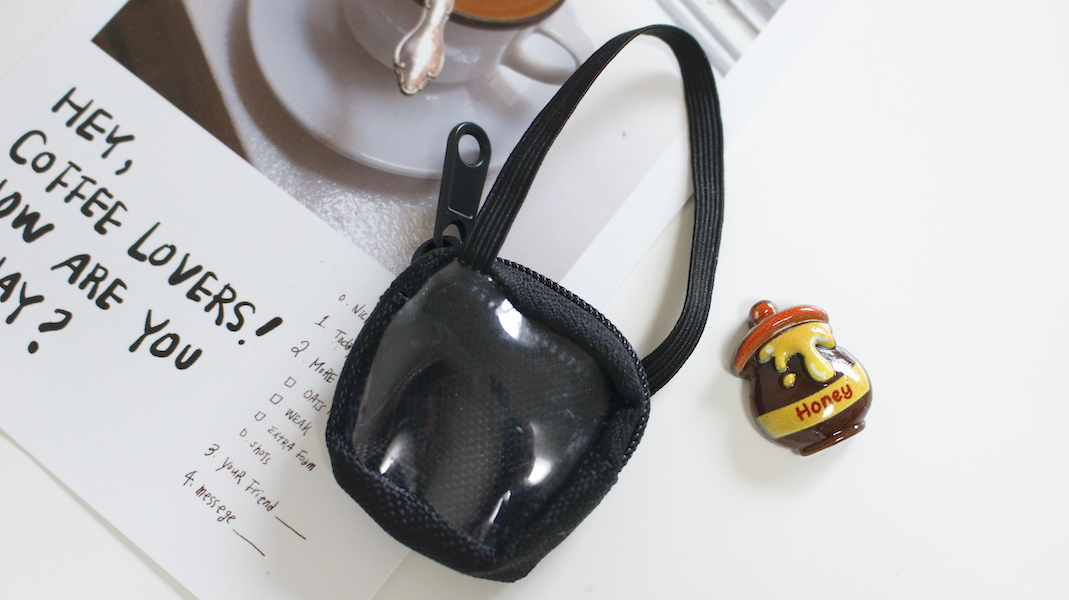ハンドメイド☆ドットワンピース&パンプス☆ぬいぐるみバッジ