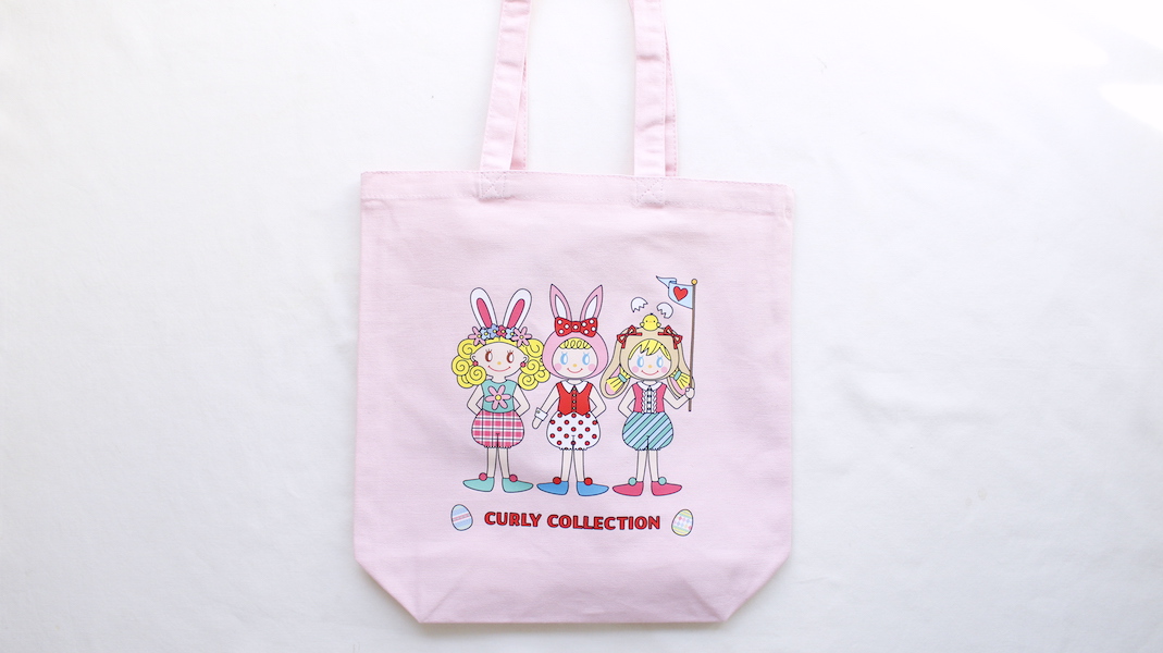 プリントバッグ(M)☆バニーガールズ(ジンジャー・いちご・ピピ)