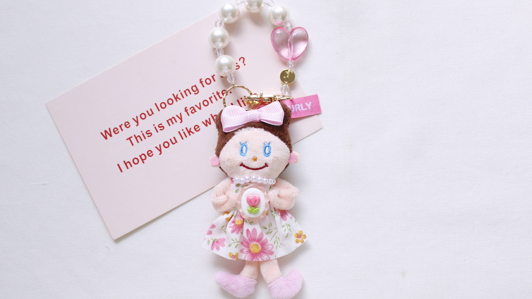 マスコットチャーム☆メグ x チューリップ