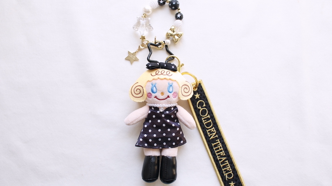 GT☆オリジナルマスコットチャーム☆ブーティーいちごちゃん(ドット)／スターチャーム