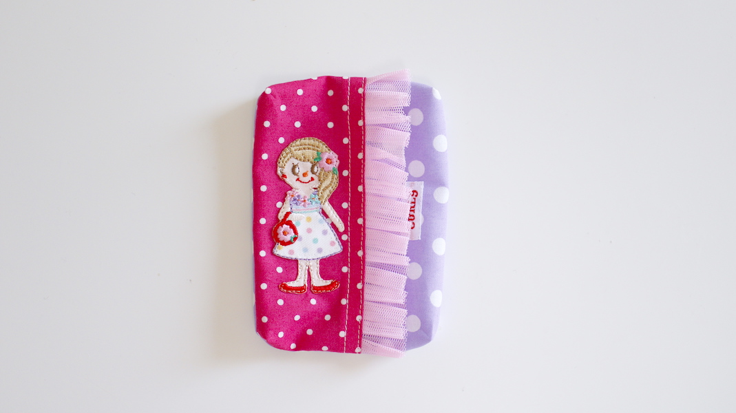 ワッペンティッシュケース☆トロピカルガール