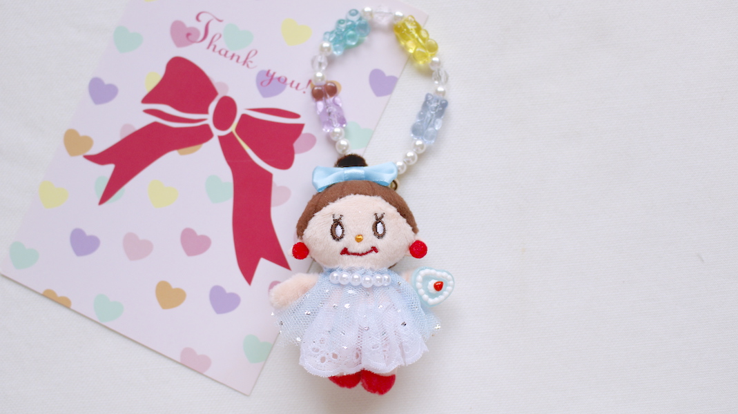 ミニマスコットチャーム☆miniエヴィ(ブルー)