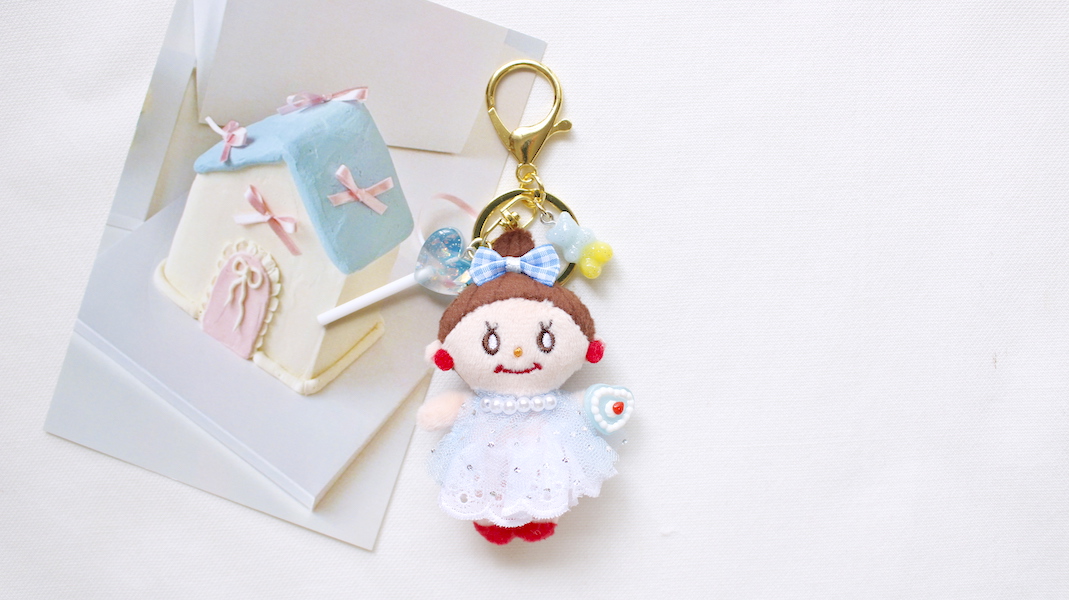 ミニマスコットチャーム☆miniエヴィ/キャンディ(ブルー)