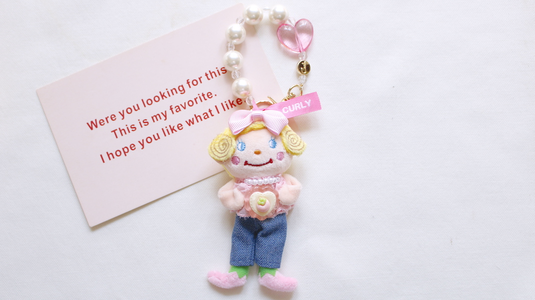 マスコットチャーム☆いちごちゃん(デニム)