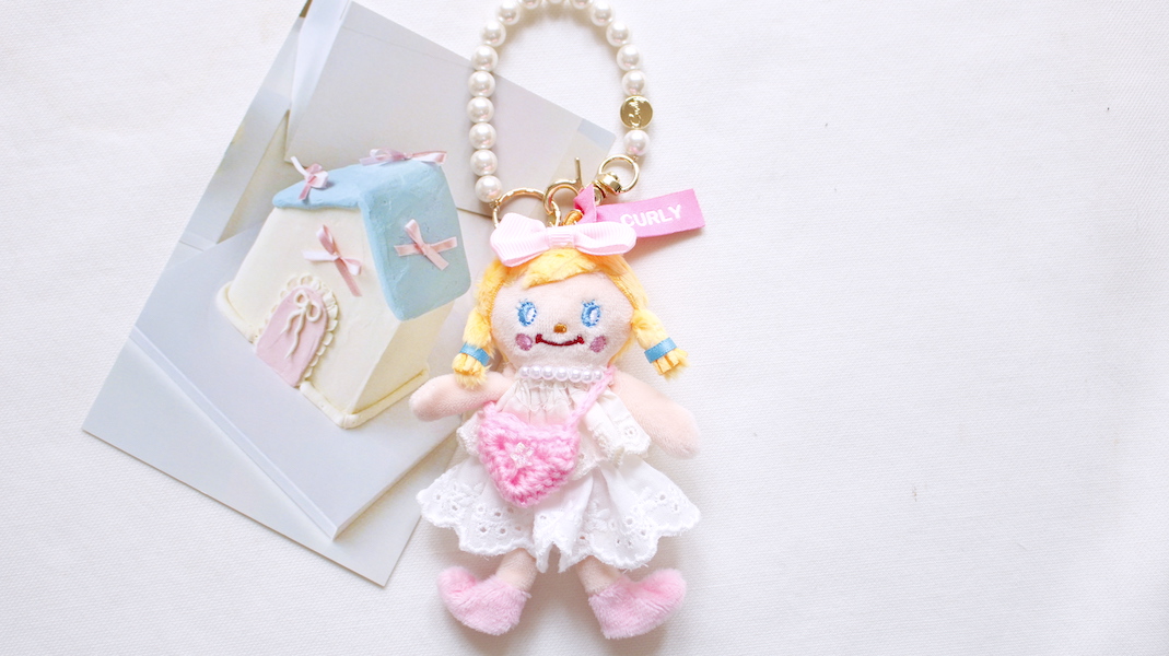 マスコットチャーム☆ピピ x ハートのポシェット