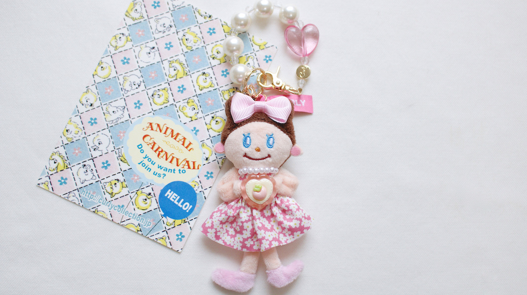 マスコットチャーム☆メグ x いちごハート