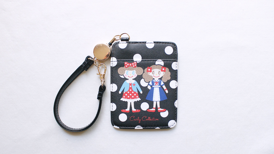 リール付きパスケース☆いちごちゃん＆ジンジャー