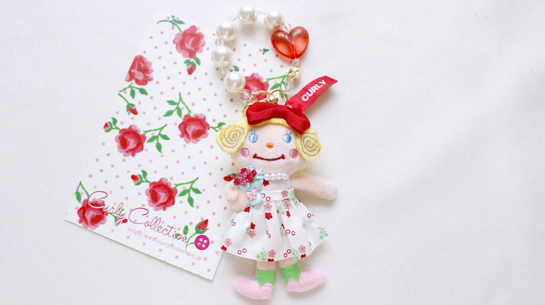 マスコットチャーム☆いちごちゃん x ローズブーケ