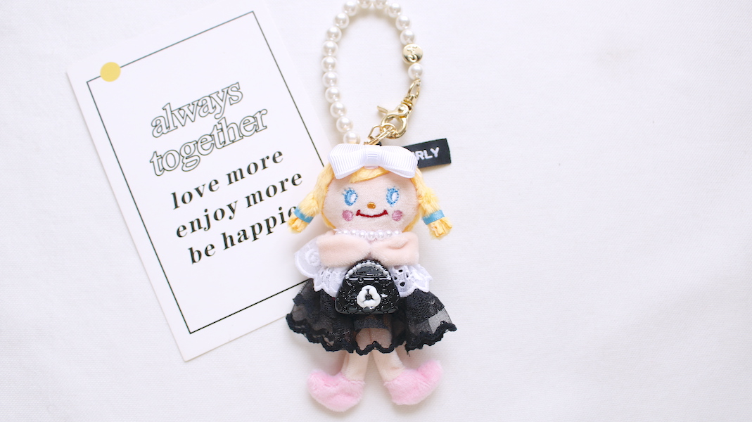 マスコットチャーム☆ピピ x バッグ(ブラック)