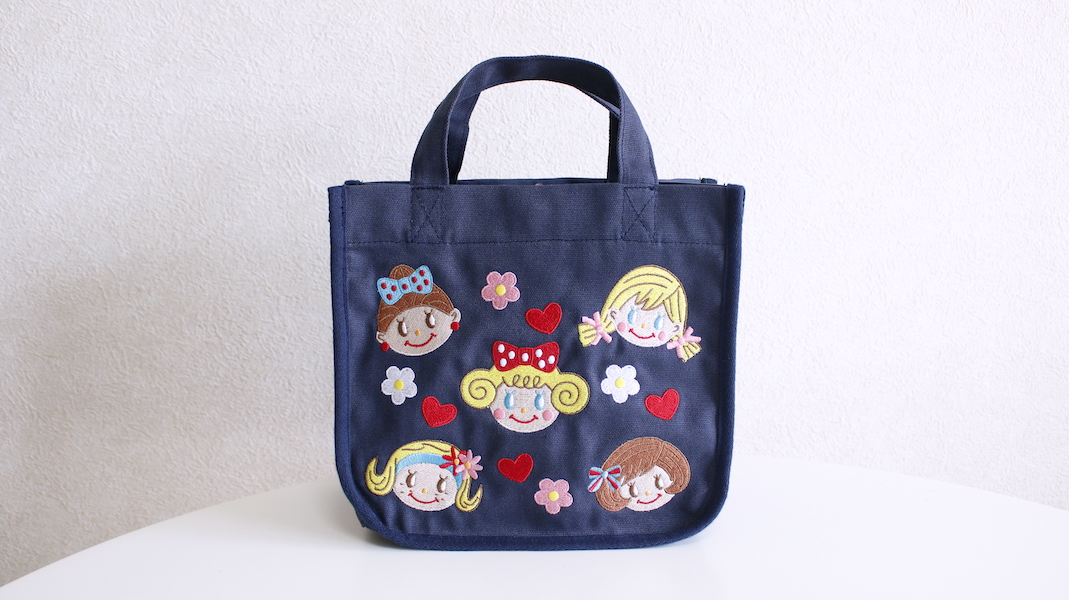 刺繍ミニトート☆カーリーガールズ