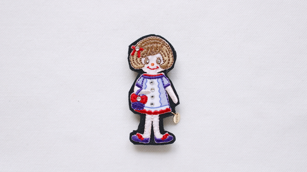 ワッペンブローチ☆ジュジュ