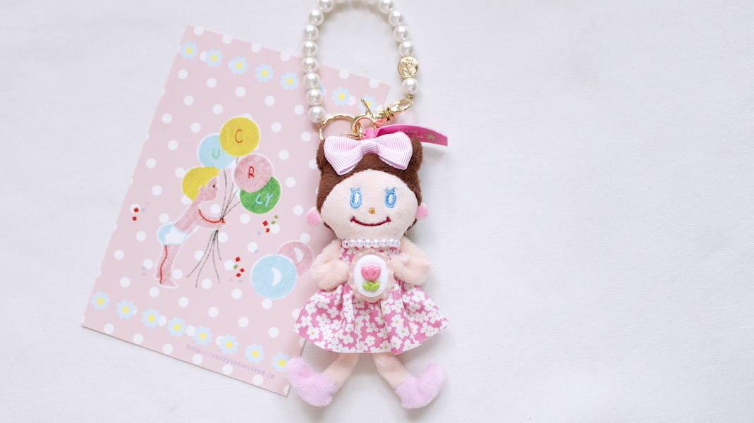 マスコットチャーム☆メグ x チューリップ