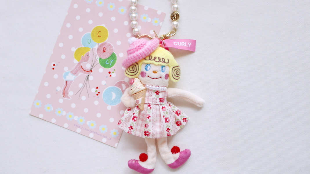 マスコットチャーム☆いちごちゃん(帽子)