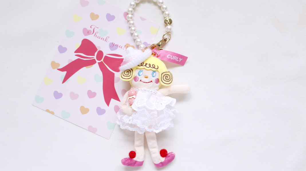 マスコットチャーム☆いちごちゃん(帽子)