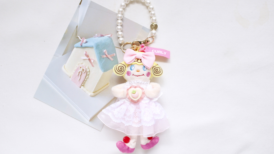 マスコットチャーム☆いちごちゃん(いちごハート)/ピンク