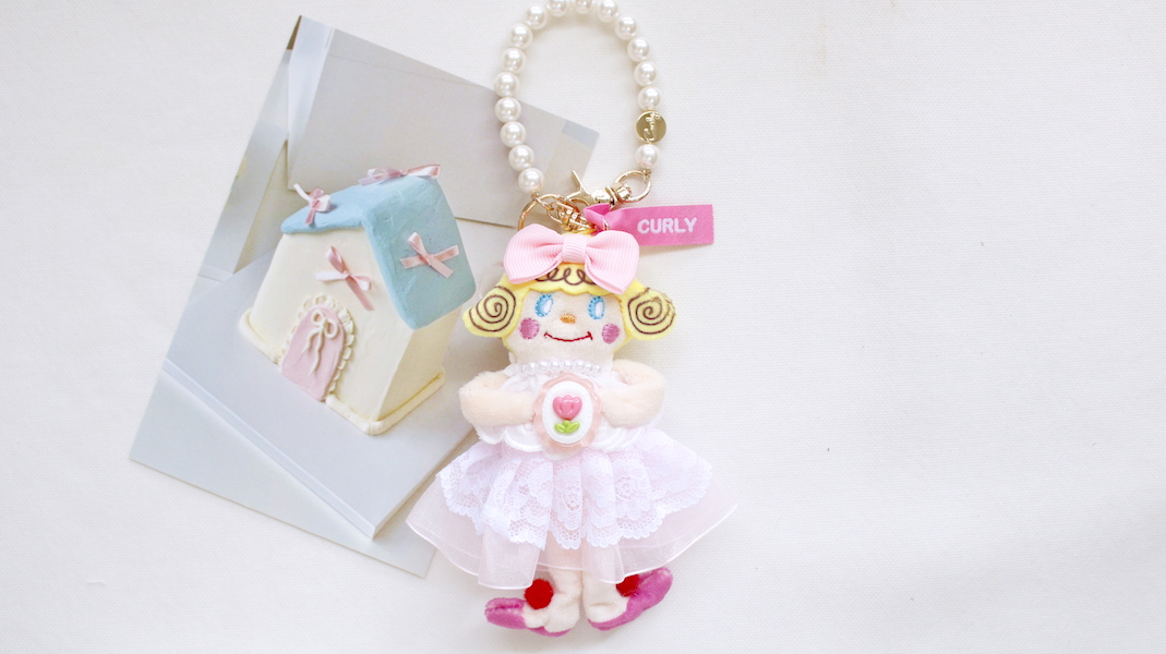 マスコットチャーム☆いちごちゃん(チューリップハート)/ピンク