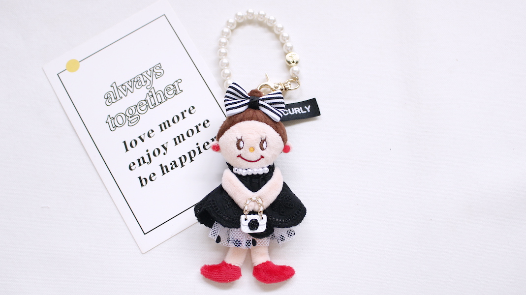 マスコットチャーム☆エヴィ x バッグ