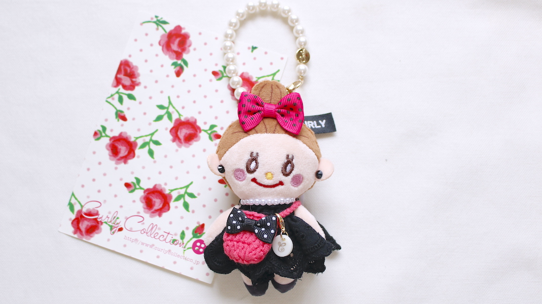 マスコットチャーム☆エヴィ x ポシェット(ピンク)