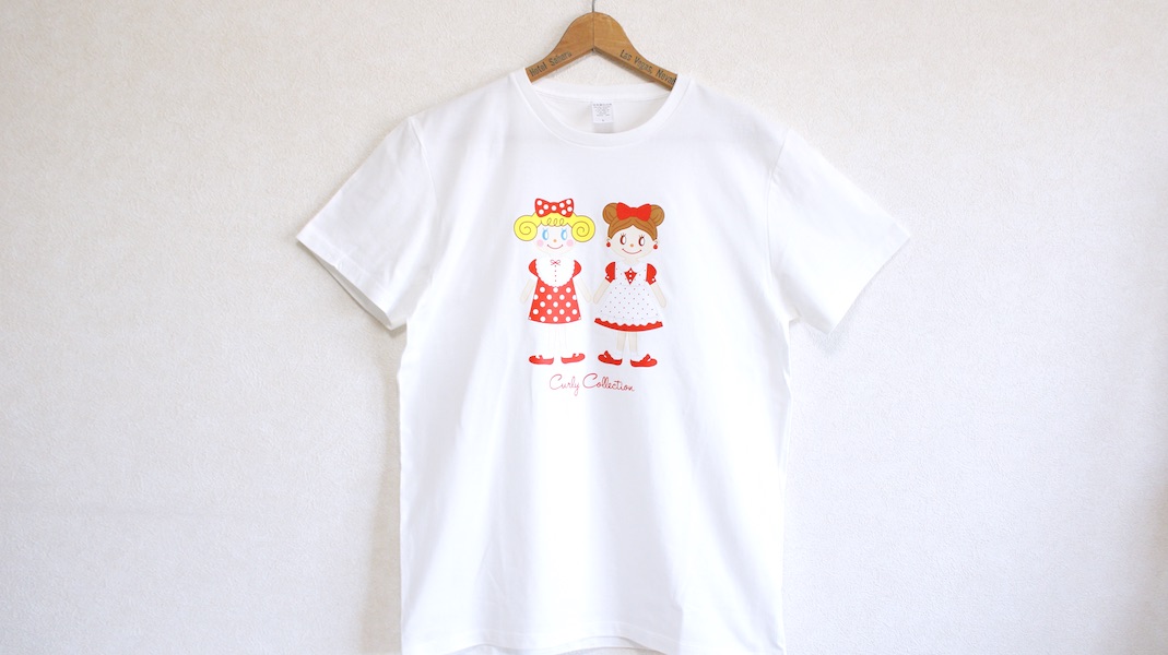 オリジナルTシャツ☆いちごちゃん＆メグ/ホワイト