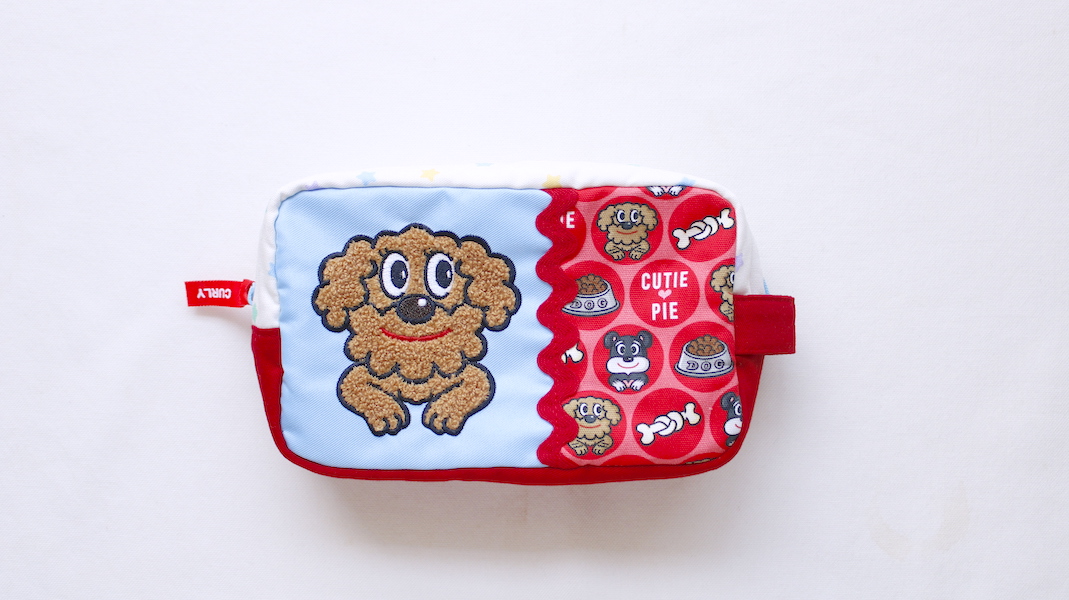 CUTIE PIE☆BOX型刺繍ポーチ(S)☆プー