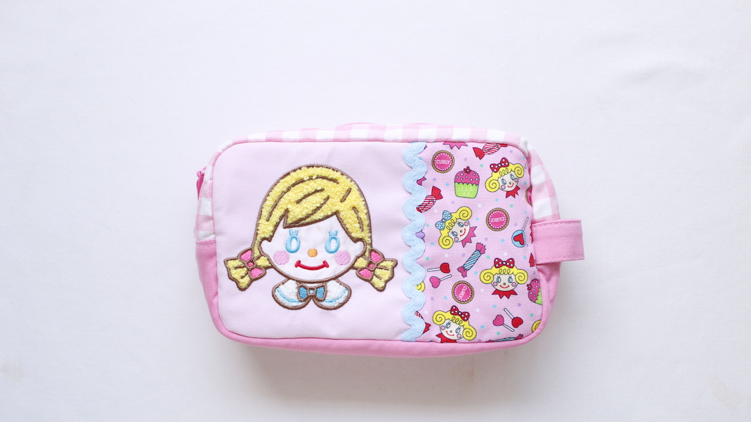 BOX型刺繍ポーチ(S)☆ピピ