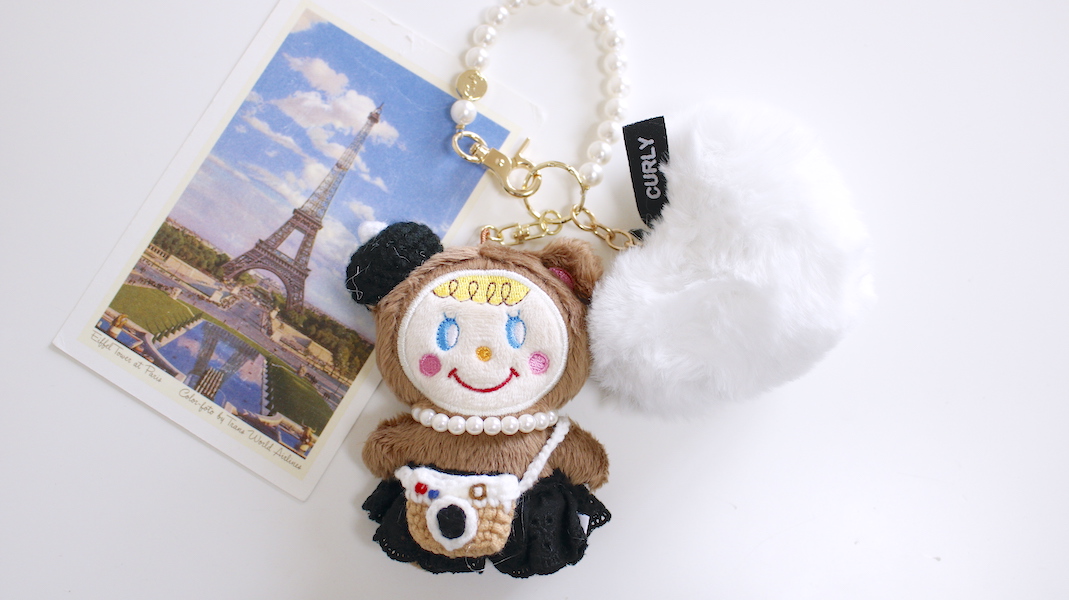 着ぐるみマスコットチャーム☆ベアいちごちゃん x カメラポシェット