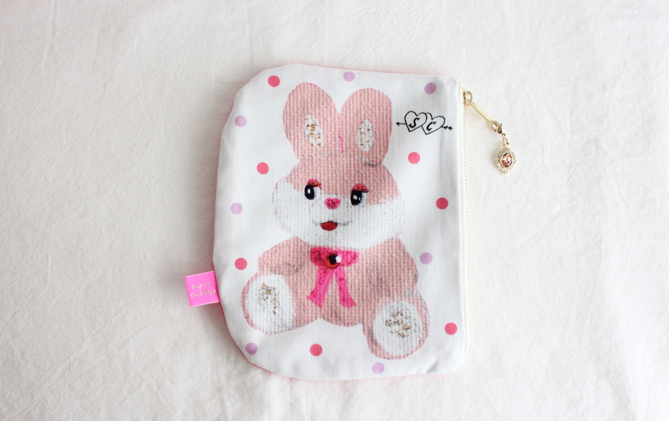 Sophie et Chocolat☆Round Pouch/Yeees! Bunny