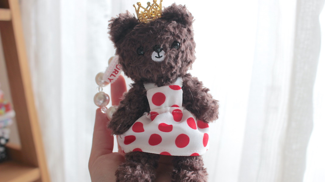 nounours et lapins☆ぬいぐるみチャーム☆marron(マロン) x ...