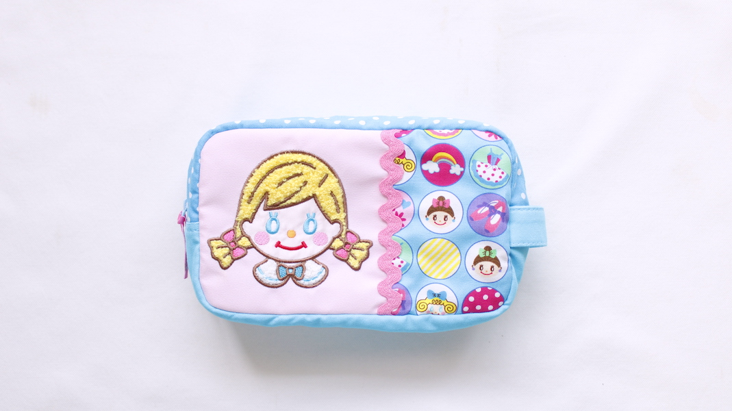BOX型刺繍ポーチ(S)☆ピピ