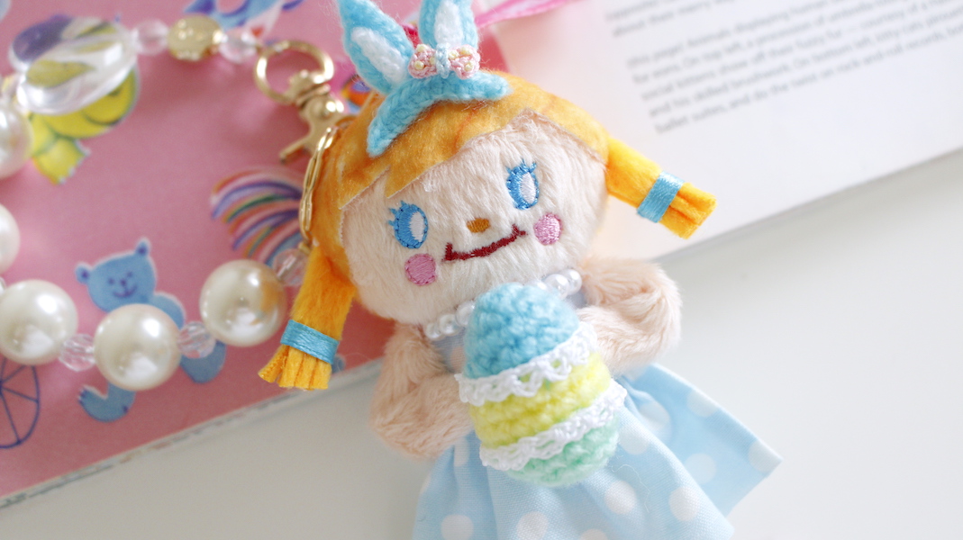 カーリーコレクションのマスコットチャーム（ピピちゃん