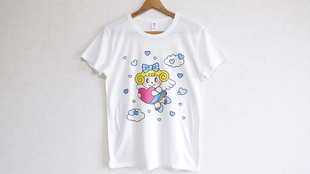オリジナルTシャツ☆エンジェルいちごちゃん x ブルー