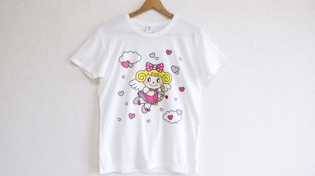 オリジナルTシャツ☆エンジェルいちごちゃん x ピンク