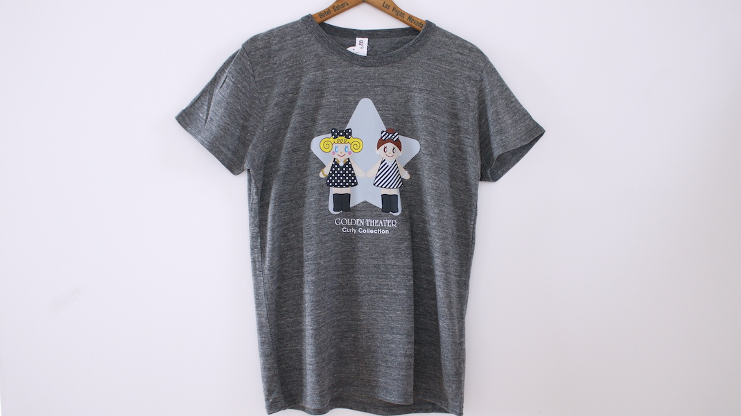 GT☆オリジナルTシャツ☆ブーティーいちごちゃん＆エヴィ/ヘザーブラック(L)