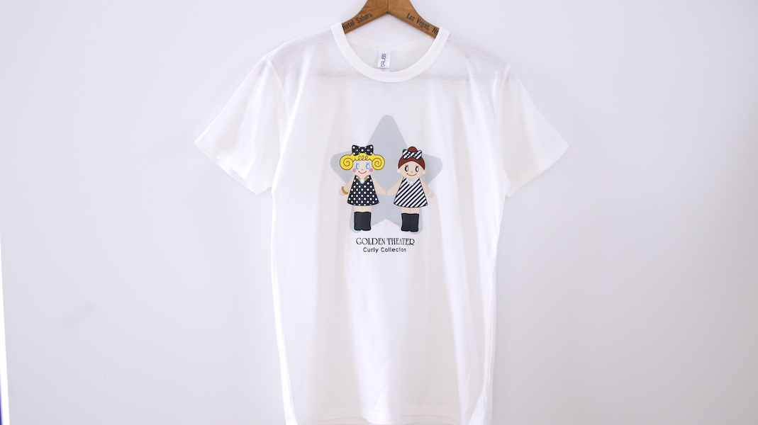 GT☆オリジナルTシャツ☆ブーティーいちごちゃん＆エヴィ/ホワイト(L)