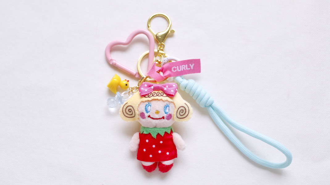 ミニマスコットチャーム☆miniいちごちゃん x アヒル