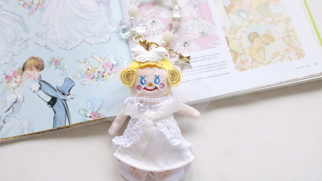 GT☆オリジナルマスコットチャーム☆Weddingいちごちゃん