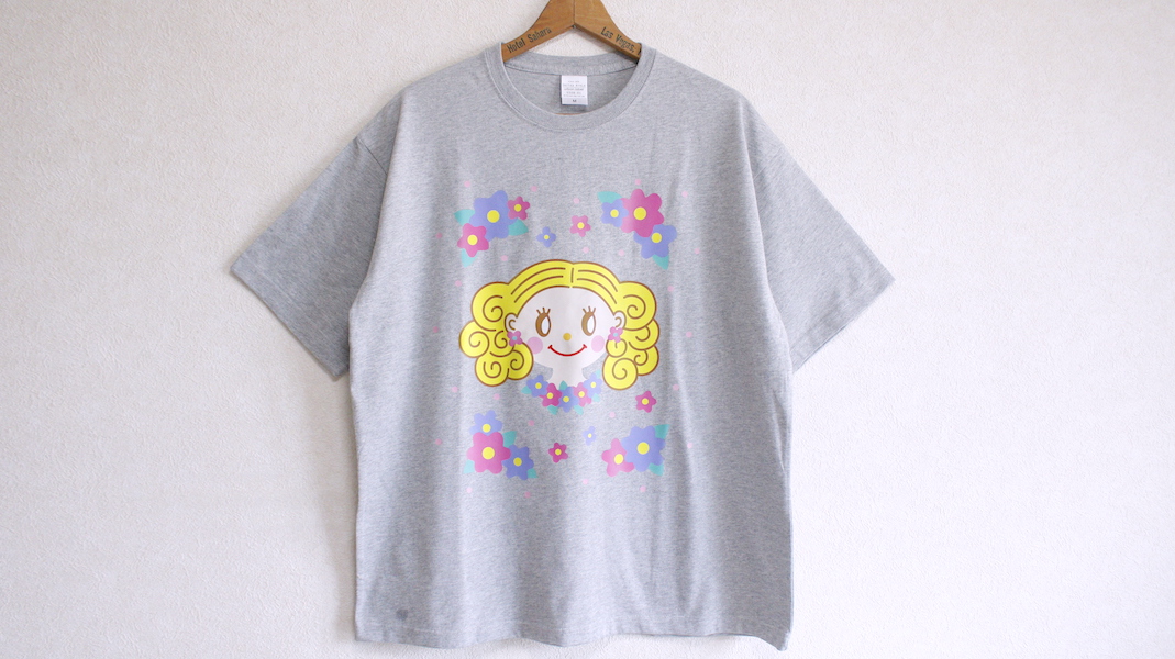 ビッグシルエットオリジナルTシャツ☆ジンジャー x ミックスグレー