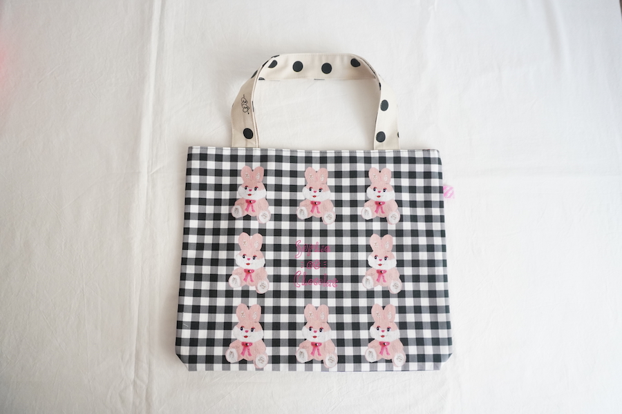 Sophie et Chocolat☆Tote Bag-M/Yeees! Bunny- Black