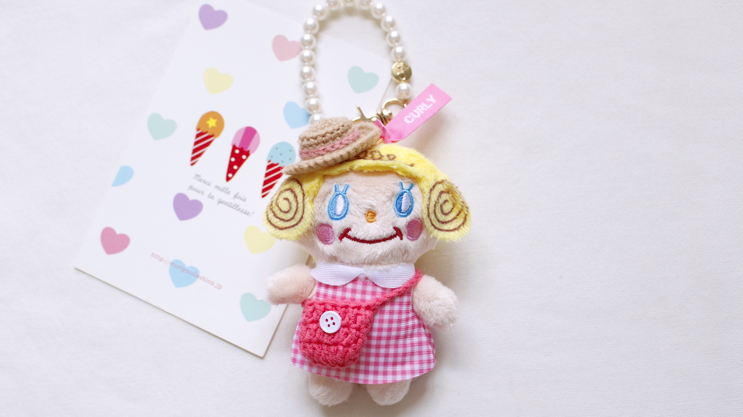 いちごちゃんぬいぐるみチャーム☆帽子＆ポシェット